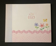8.5 x 8.5 Inch Pages, Patty Cake Baby Girl Scrapbook Album, 10.25 x 9 Inch Album