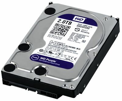 Western Digital Purple WD20PURX 2TB 5400RPM 64MB SATA 6Gb/s 3.5
