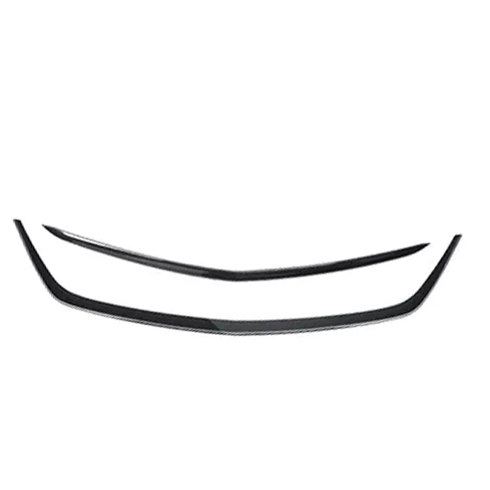 Parrilla de parachoques delantero negra cubierta decorativa 2X para Cadillac CT5 2025 Foto 2 de 4