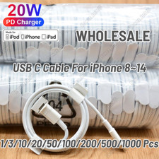 Wholesale 20W Fast Charger USB Type C Cable For iPhone 14 13 12 11 Pro XS XR X 8