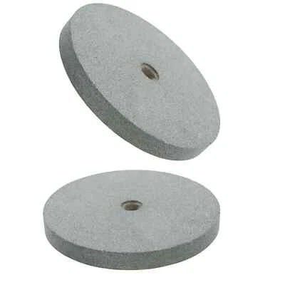 8" Grinding Wheels For Bench Grinder 2 Piece 60 & 36 Grit 200mm x 20mm 16mm Bore - Image 1 of 3