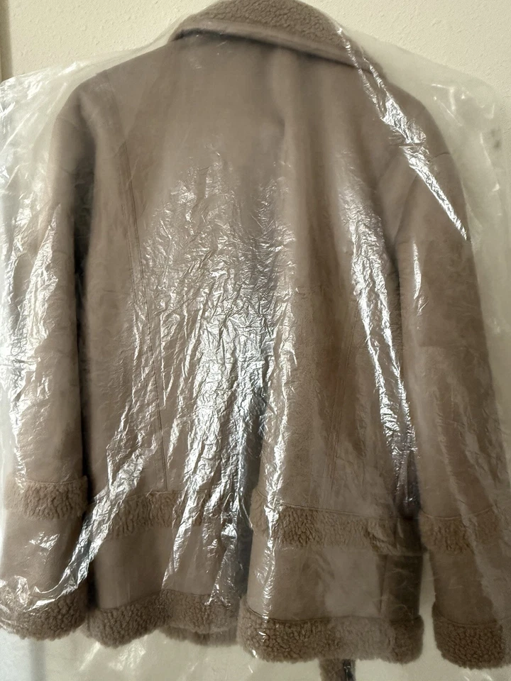 Байкерская куртка Sanctuary из искусственного шерлинга - Изображение 2 из 4