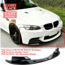 For BMW 3-Series E92 E93 E90 M3 2008-2013 MP Style Front Bumper Lip Splitter Kit