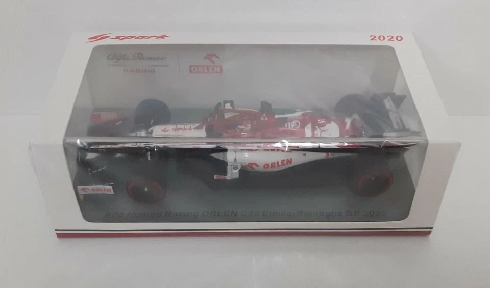 MODELLINO AUTO F1 SPARK 1:43 SAUBER ALFA ROMEO FERRARI RAIKKONEN 2020 MODELLISMO - Immagine 2 di 4