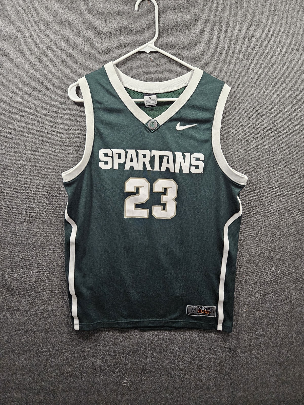 Michigan State Nike Elite Green Jersey Number 23 Size Medium FAST SHIPPING