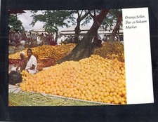 I7790 Tanzania Dar-es-salaam Orange Seller vintage postcard