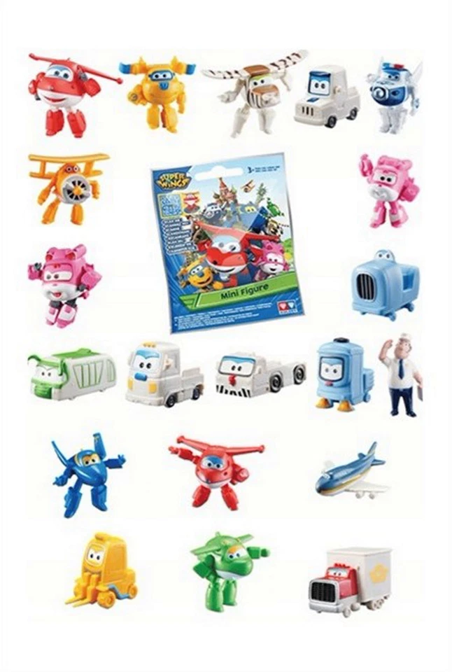 Super Wings - Figuren Spielfiguren Sammelfiguren 13´er Set - Bild 4 von 4