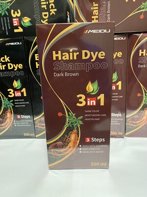 DARK BROWN HAIR DYE SHAMPOO