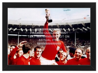 Alex Scott England 1966 World Cup Final Team Line Up Photo