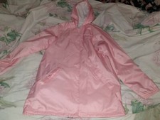 Obey Defiant Rose Pink Windbreaker Women's Medium Button Up Hooded Rare