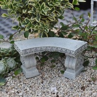 Miniature Fairy Garden Mini Curved Garden Bench, New, Free Shipping on sale Miniature Fairy Garden Mini Curved Garden Bench, New, Free Shipping on sale
