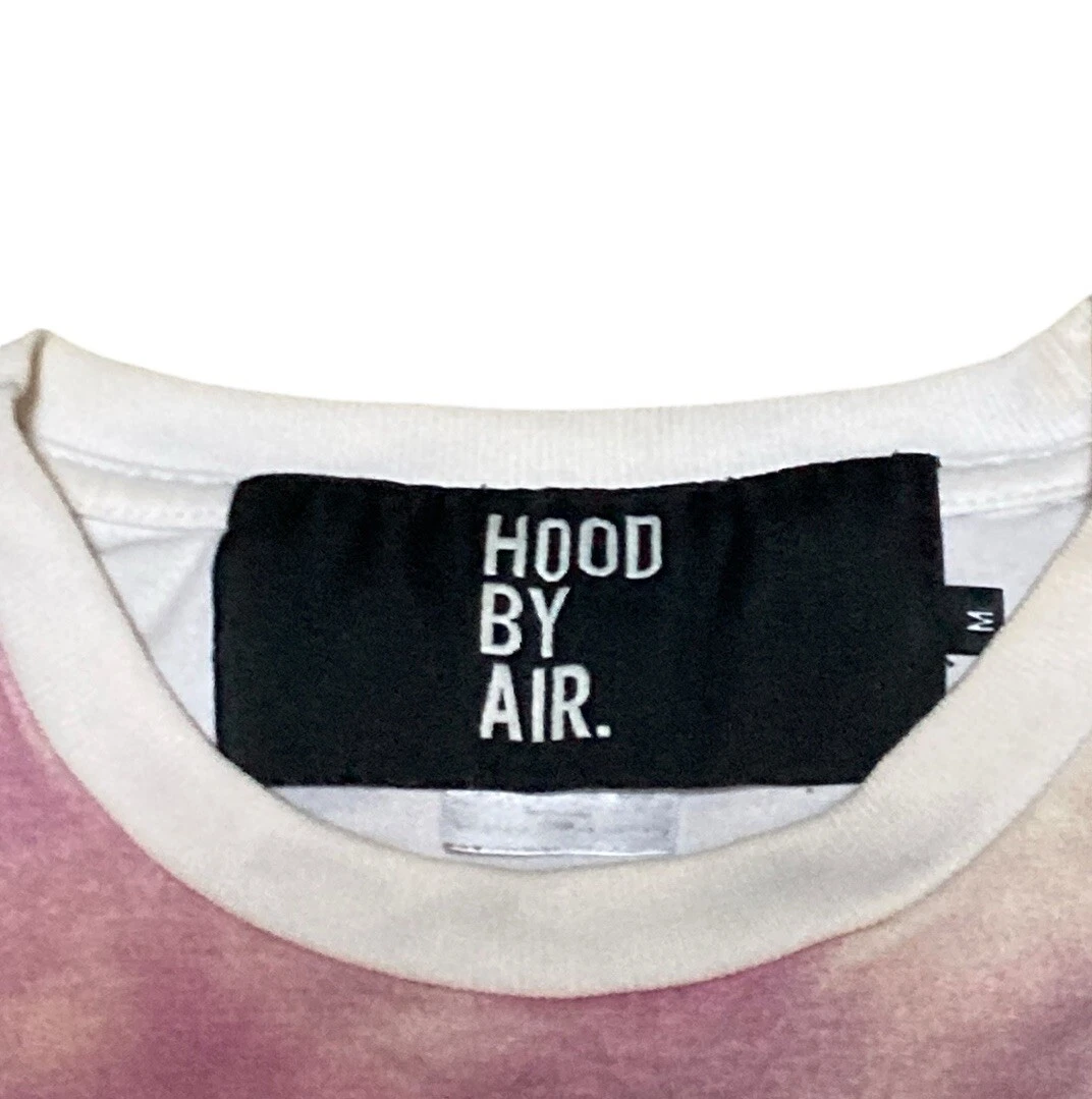 HBA (HOOD BY AIR) Felpa Hood By Air Tie Dye manica lunga uomo taglia media in rosa multi