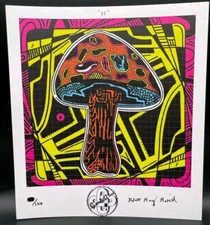 2022 "Thirty-Two" Blotter Art Print Signed By Robert Gambill Limited X/100