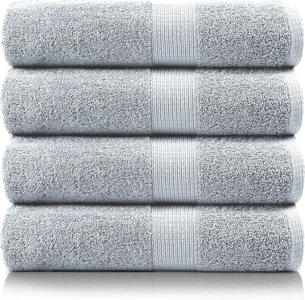 Lane Linen Cotton Bath Towels for Bathroom Set - 18 PC Bathroom Towels Set - 4 Bathroom Towel Set, 6 Hand Towels for Bathroom, 8 Washcloths, Soft