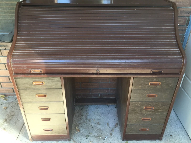 Vintage Roll Top Desk Desks Gumtree Australia Wanneroo Area