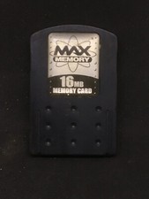 Max Memory Black 16MB PS2 Memory Card - Sony Playstation 2
