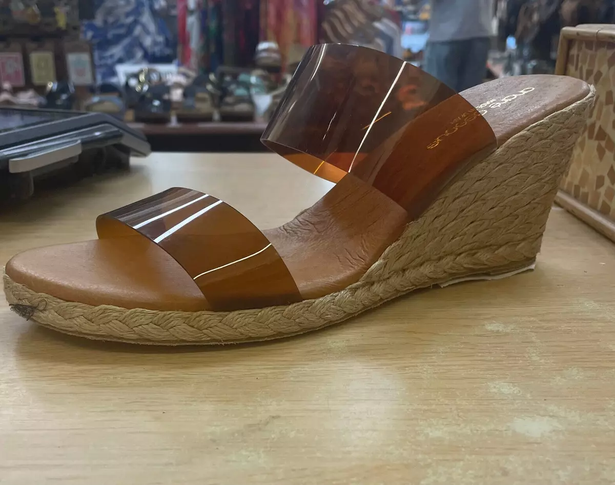 Andre assous women's anfisa wedge slide sandals sales