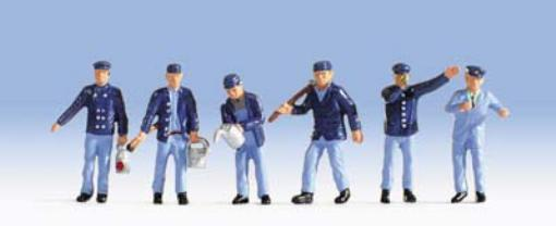 Noch 15282 Loco Drivers HO Gauge Ready Painted Figures Set
