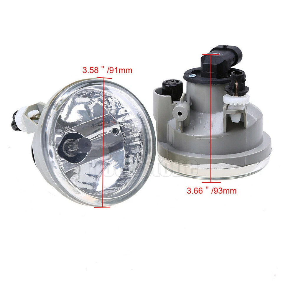 Par de luces antiniebla de parachoques luces de conducción para Toyota Echo 2003-2005 izquierda + derecha Foto 2 de 4