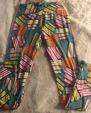 LuLaRoe OS Leggings Pants Pajamas Waist 24” inseam 25” New Comfort Stretch Soft