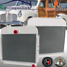 3ROW RADIATOR FOR 41-52 PLYMOUTH CONCORD DELUXE CAMBRIDGE CRANBROOK 3.6L L6#4152
