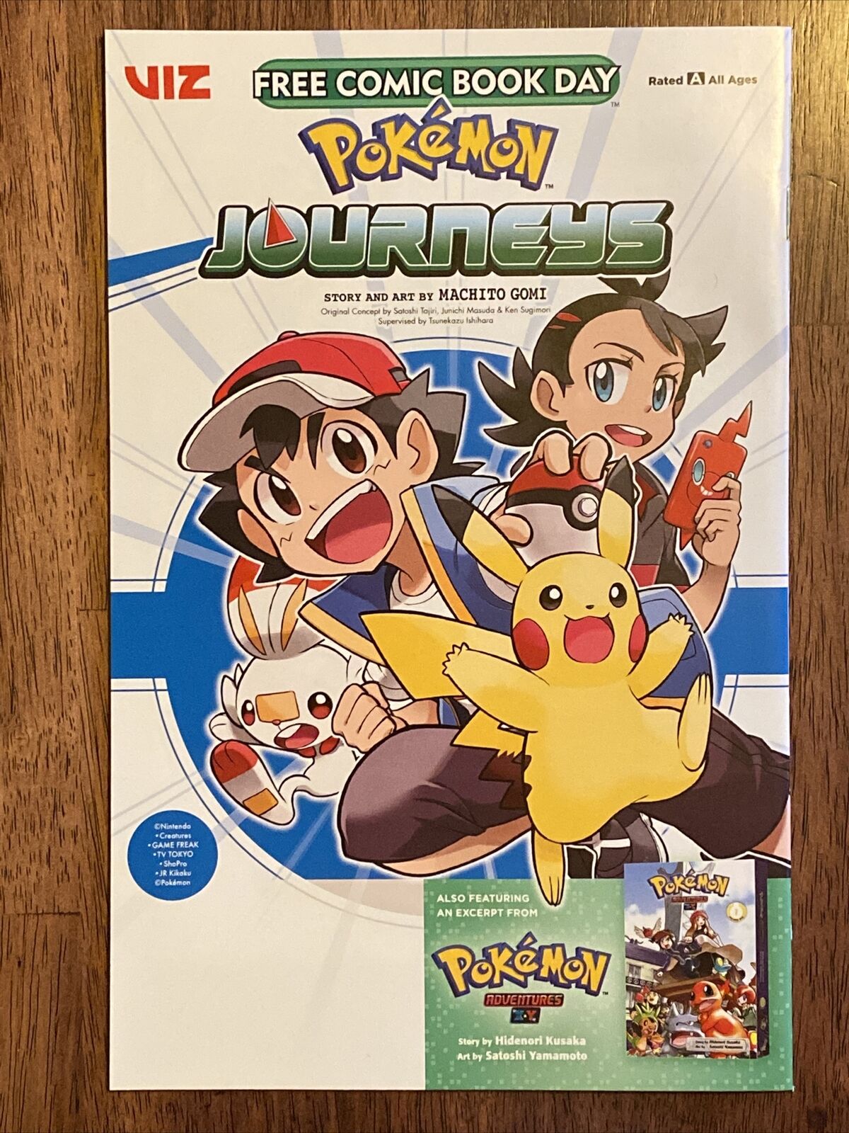 JAN220045 - FCBD 2022 POKEMON JOURNEYS POKEMON ADVENTURES XY - Free Comic  Book Day