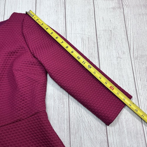 J.CREW $148 Textured Metalasse Lined Boatneck Pink Shift Dress Size 8 Formal - Picture 8 of 9