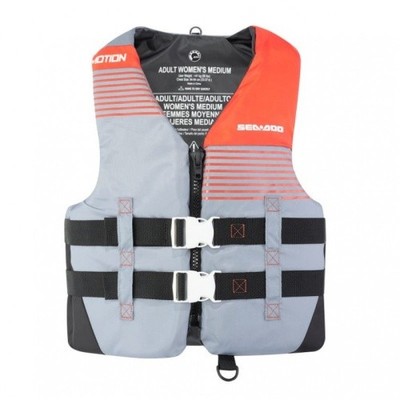 Schwimmweste Damen 50N CE Orange Sea-Doo Motion SUP Kajak Jetski Boot Kanu