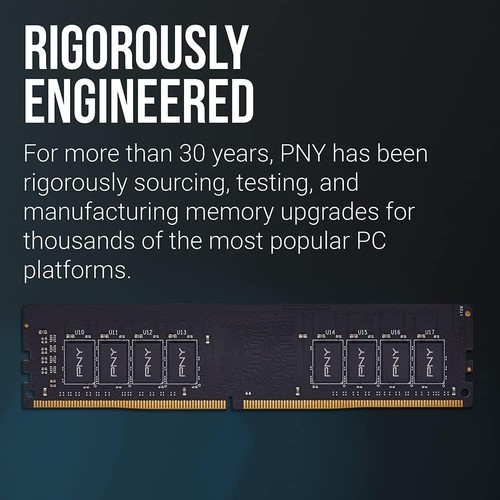 PNY 16GB Performance DDR4 3200MHz CL22 1.2V Desktop Memory (MD16GSD43200-TB) 16G - Picture 8 of 8