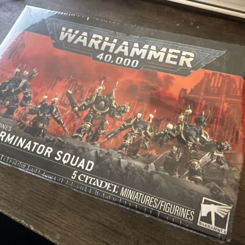 Warhammer 40,000 -- Chaos Space Marines Terminator Squad NEW SEALED