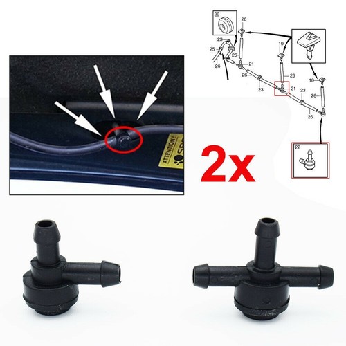 Check Valve Hose Hex Key 9178897 & 31391513 Washer For Volvo Headlight - Picture 2 of 12