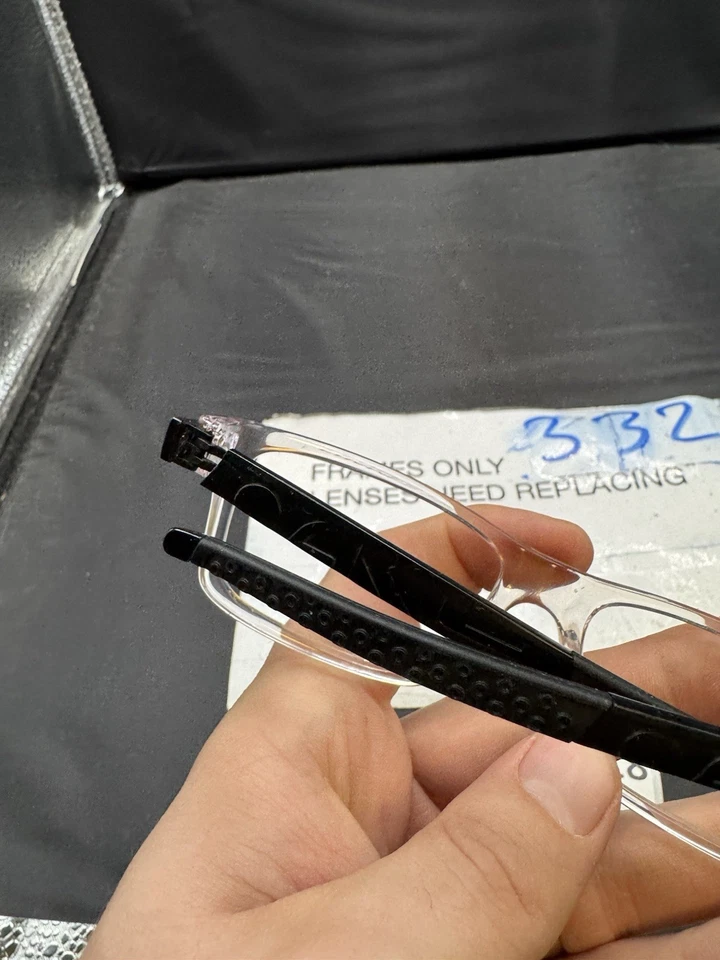 Monturas de gafas Oakley solamente, moneda, ox8026-1454, 54-17-133, pulido transparente Foto 4 de 4