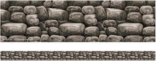 Curiosity Garden Stone Wall Decorative Classroom and Bulletin Board Trim