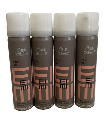 NWOB Lot of 4 Wella Professional EIMI Dry Me Dry Shampoo 1.35 oz Travel Size