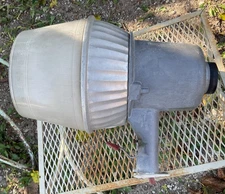 Vintage American Electric Barn Light Dusk To Dawn 175W 120V Mercury Vapor  - EUC