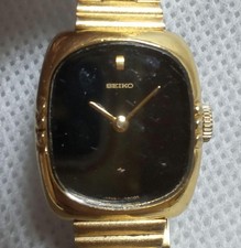 SEIKO Ladies Watch Hand-Wound Gold Color 21mm Wrist 15.5cm From Japan