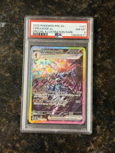 Ceruledge ex graded PSA 8 for sale on eBay