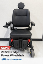 Quantum Q6 Edge Power Wheelchair Mid-Wheel Drive iLevel Seat Elevation