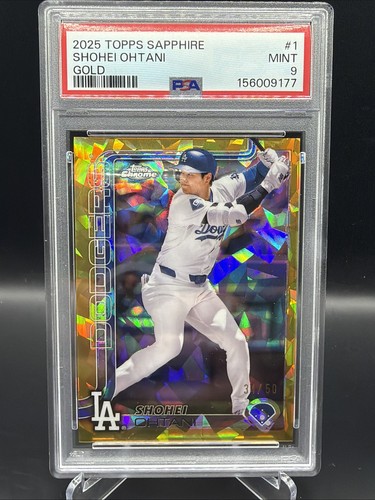 2025 Topps Chrome Sapphire Edition - Shohei Ohtani, Shohei Ohtani #1 Gold /50