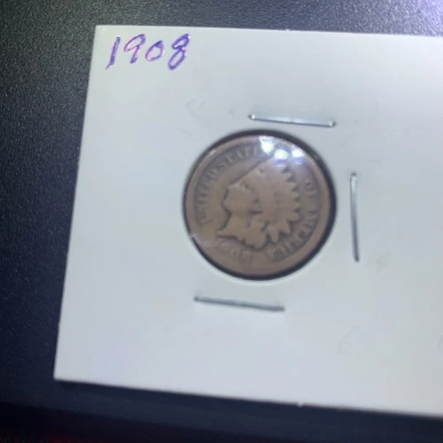 1908 Indian Head Cent Penny NICE VF / XF Sharp LIBERTY -- FREE SHIPPING **