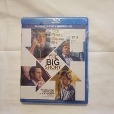 The Big Short Blu-ray 2015 Combo Pack Bale Carell Gosling Pitt