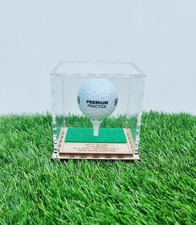 Golf Ball Display Case Stand Personalised Base Hole in One Club Champion Etc