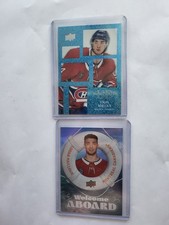 2 Various hockey cards Montreal Canadiens  Logan Mailloux