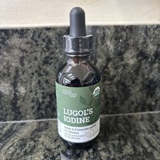 Earth Harmony Organic Lugol's Iodine, Iodine  Potassium Iodide 2 Solution 2oz