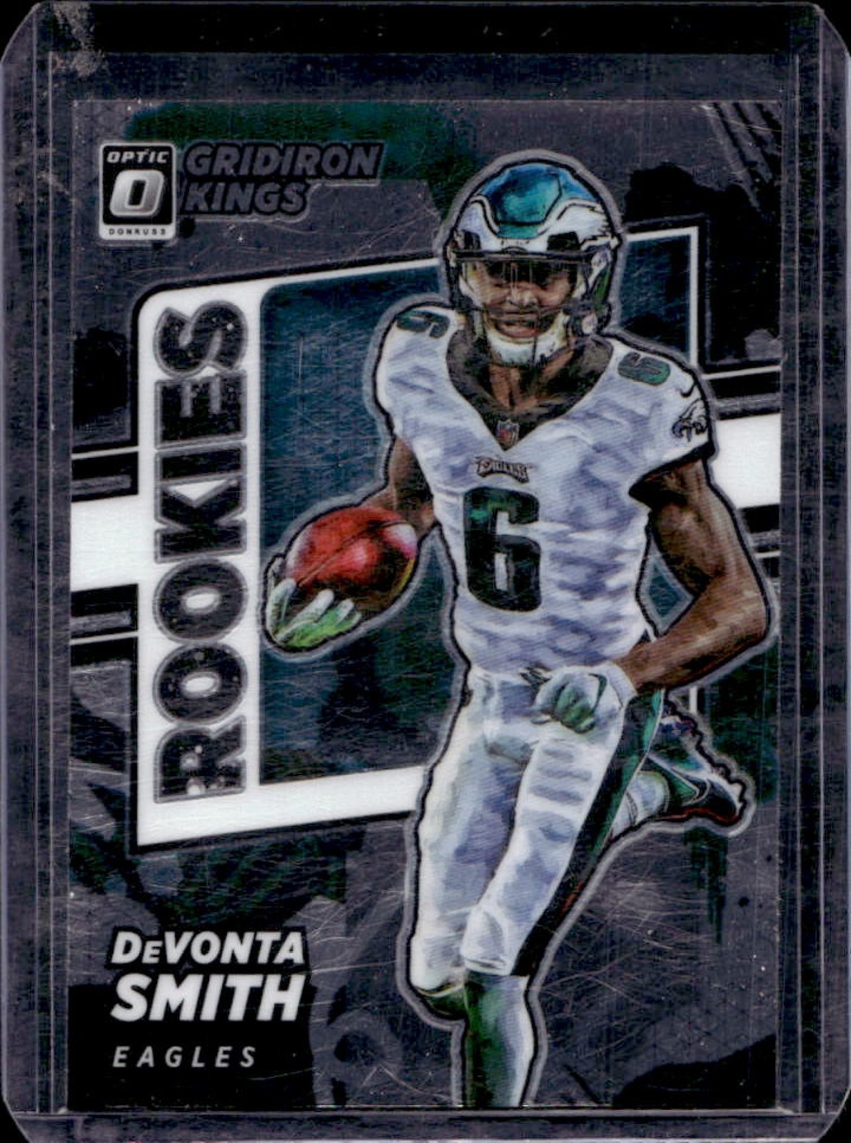 2021 Donruss Optic DeVonta Smith Rookie Gridiron Kings RC #RGK-5 Eagles