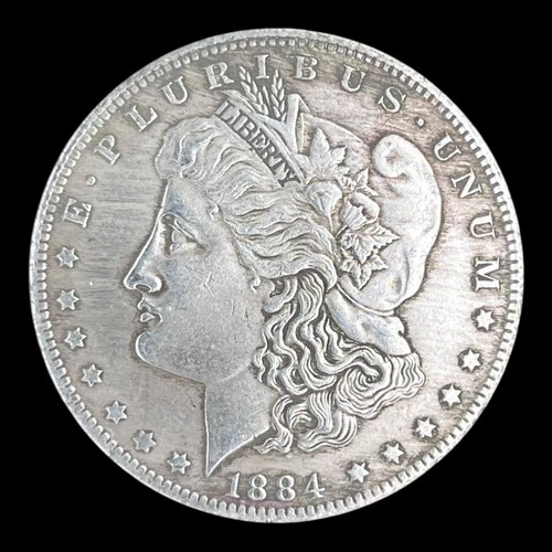 1884 Morgan Silver Dollar, XF+