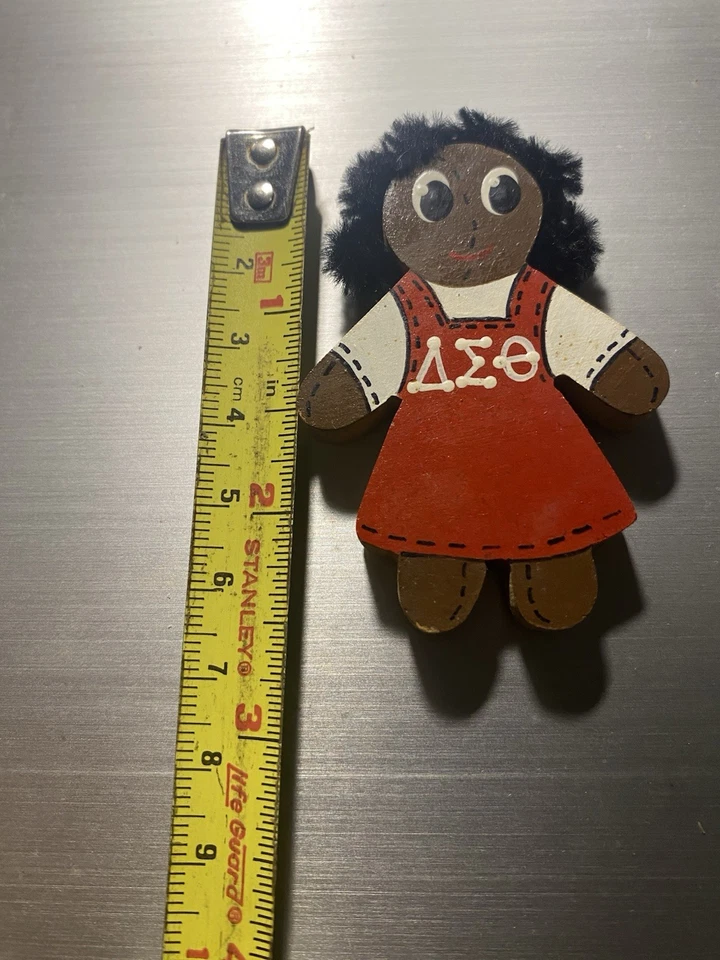 Imán Delta Sigma Theta Sorority Inc vintage raro años 80 Foto 3 de 4