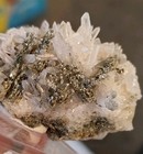 Pyrite Pseudomorph after Pyrrhotite with Quartz & Sphalerite – Trepča, Kosovo — photo 2
