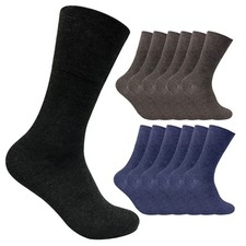 12 Paar Herren Diabetikersocken Ohne Gummi | Sock Snob | Extra Weit Thermosocken