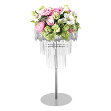 Ice Curtain Ornament C Style Big Size-silver Weddings Decoration Flowers Stand